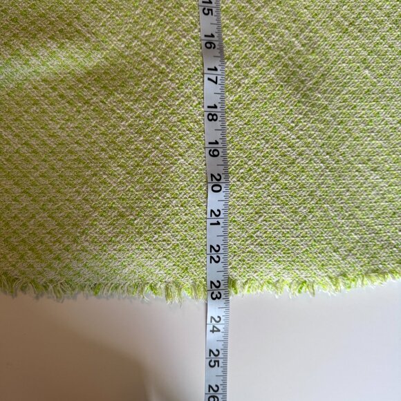 Zara Girls Sleeveless Dress Size 7, Green, Frayed Texture, Spring Dress - Picture 10 of 11